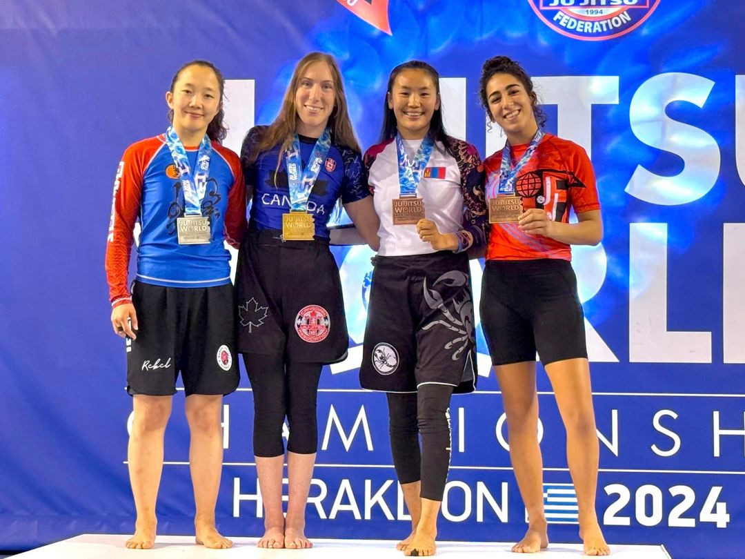 Several medals grabbed from Jiu-Jitsu World Championships